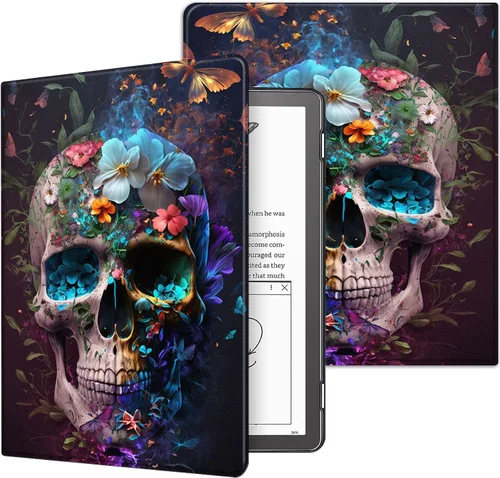 Vista 66 de Funda para Kindle básico de 6 pulgadas (11.ª generación), múltiples ángulos, piel sintética, delgada, con función de encendido y apagado automático