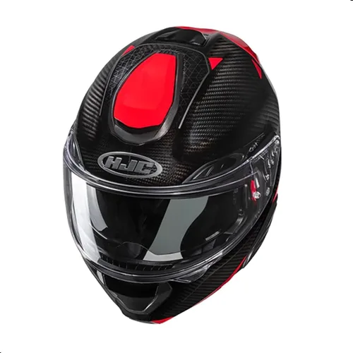 Vista 3 de Casco para motocicleta HJC RPHA 91 Carbon Noela con visor HJ-37 Pinlock, aprobado por DOT (MC1, X-Small)