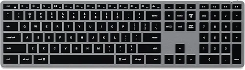 Vista 9 de Satechi Slim X1 Teclado retroiluminado Bluetooth para Mac, teclas iluminadas y sincronización multidispositivo, para MacBook Air/Pro M5/M4, iPad