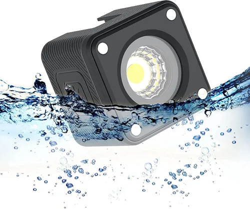 Vista 6 de Ulanzi PT-3 Triple Cold Shoe Gimbal + ULANZI Cute LITE Impermeable Light