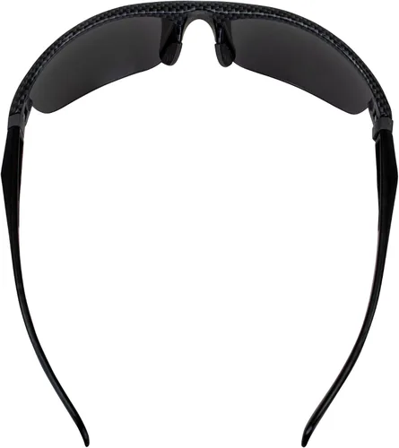 Vista 4 de AlterImage Guardian Wraparound - Lentes de sol retro deportivos y de motocicleta para hombres o mujeres, montura gris sin montura con puntas de goma