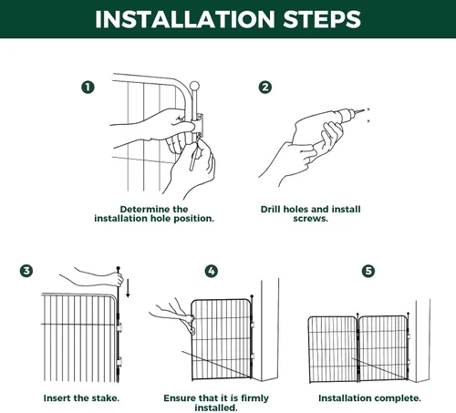 Vista 8 de FXW - Anclajes de valla a pared, accesorios para corral para perros, paquete de 4, patentados