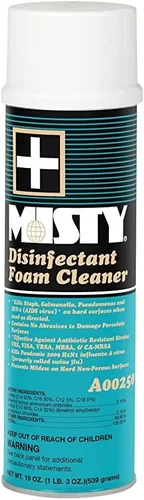 Vista 2 de MISTY Spray de espuma desinfectante - 19 oz (caja de 12)