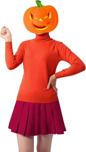 Vista 2 de Betusline suéter básico de cuello alto para mujer