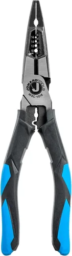 Vista 7 de Jonard Tools WSS-612 - Pelacables de acero inoxidable con curva, 6-12 AWG, acero inoxidable 50 HRC, mango ergonómico, corte de tornillos y bucle