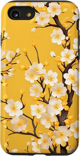 Vista 18 de Yellow Cherry Blossom Case for iPhone 17