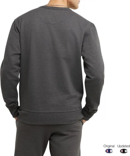 Vista 2 de Champion - Sudadera de forro polar de peso medio con cuello redondo para hombre (normal o grande y alta)