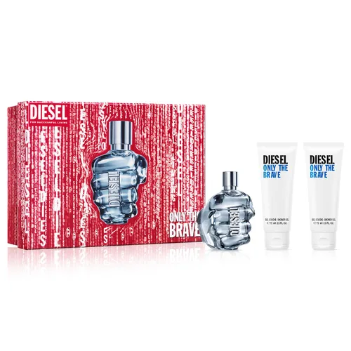 Vista 11 de DIESEL Only The Brave, Eau de Toilette & Fragrance Gift Set for Men, Fougere Scent With Notes of Lemon, Rosemary & Ambery Wood