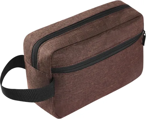 Vista 22 de Icramsy Neceser de viaje para mujeres y hombres, bolsa de cosméticos colgante, accesorios de viaje para mujeres y hombres, Negro, Moderno