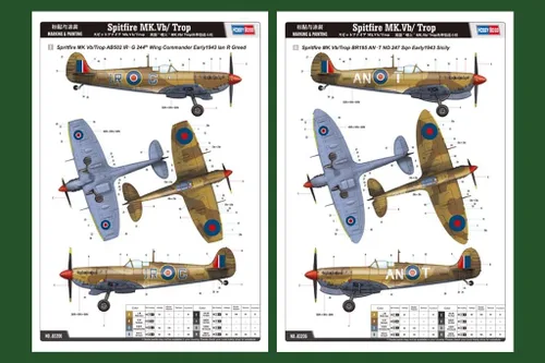 Vista 4 de Hobby Boss Spitfire Mk.Vb/Trop Kit de construcción de modelos de avión