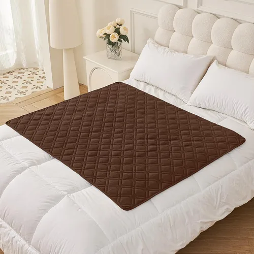 Vista 128 de Smiry Funda Impermeable para Cama de Perro Manta para Mascotas, Manta Suave y Lavable para Perros para Muebles Cama Sofá Sofá Reversible, a Cuadros