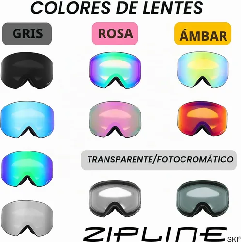 Vista 6 de Gafas de esquí Zipline Podium XT - Lentes magnéticas sin niebla