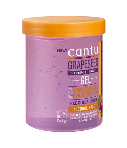 Vista 2 de Cantu Gel estilo semilla de uva tarro de 16.5 onzas