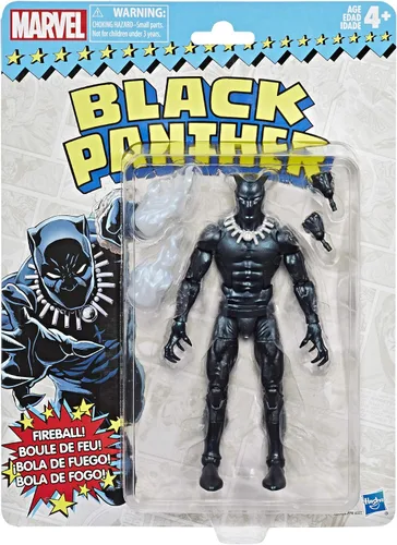 Vista 2 de Marvel Figura retro de la colección Black Panther de 6 pulgadas