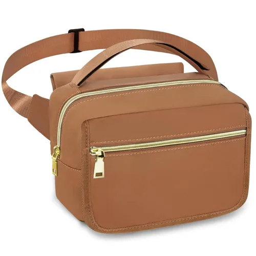 Vista 10 de printe Bolso pequeño para pañales con cambiador portátil, bolsa de cintura para mujer con bolsillo para toallitas para viajes, paquete divertido
