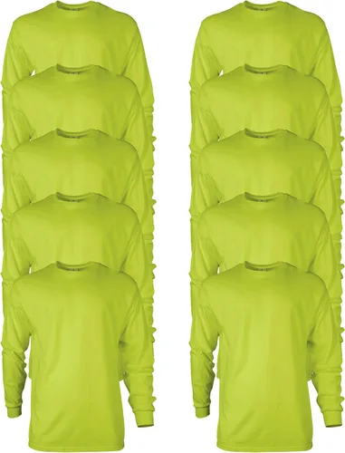Vista 79 de Gildan - Camiseta de manga larga de algodón ultra estilo G2400 para adultos, paquete múltiple