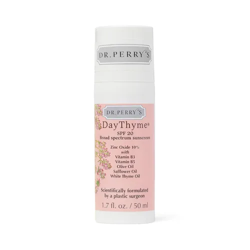 Vista 3 de Dr. Perry's DayThyme SPF 20 - Protector solar diario de amplio espectro con óxido de zinc y vitaminas B3, B5