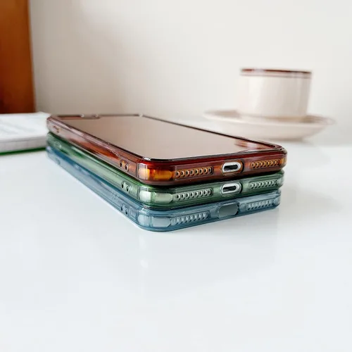 Vista 2 de ZTOFERA Funda para iPhone 7 Plus/8 Plus, Transparente Suave Silicona Bumper Protector Retro Color Transparente A Prueba de Golpes Caja Del Teléfono