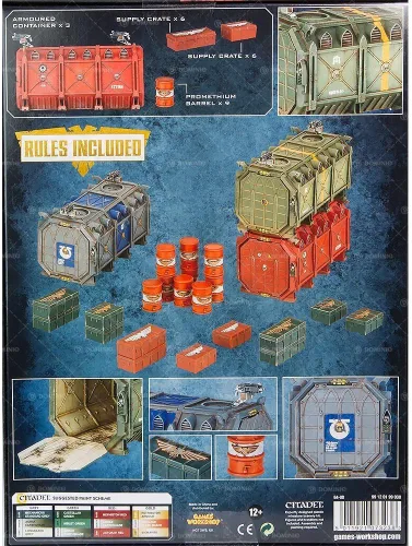 Vista 2 de Games Workshop Warhammer 40k Munitorum Contenedores blindados