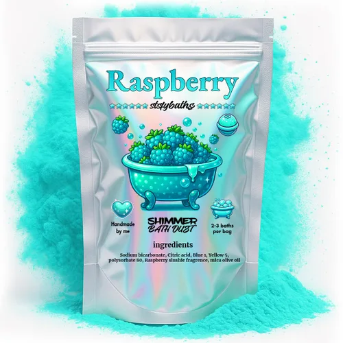 Vista 10 de Bomba de baño brillante de cereza negra en una bolsa - Bombas de baño perfumadas hechas a mano para mujeres, niños y hombres - Bombas de baño