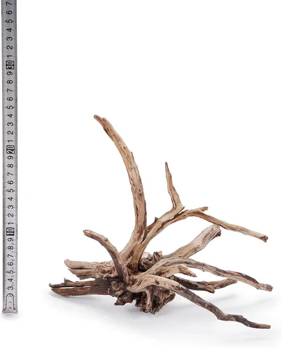 Vista 3 de LANDEN Kueiyang Hornwood para acuascaping, decoración de madera flotante de acuario, ramas naturales (12-14 pulgadas, 30-35cm), 4