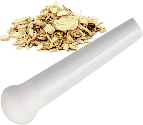 Vista 10 de EXCEART Suribachi Suribachi Varilla de molienda de alimentos 2.4 in Cerámica Pounder Porcelana Masher Muddler Food Molienda Stick para medicina