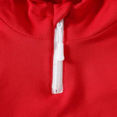 Vista 5 de Ropa de manga larga con capucha y pantalones casuales para niños y niñas pequeñas