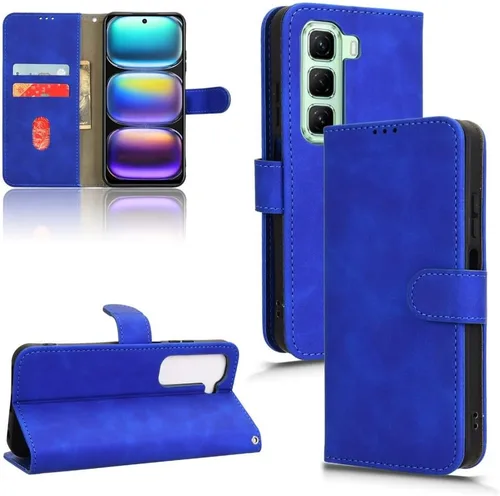 Vista 10 de Phone FILP Case Wallet Case Compatible with Infinix Hot 50 5G Case with Card Holder,Flip Case PU Leather Phone Wallet Case with Wrist Strap Black