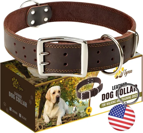 Vista 19 de Collar de perro de cuero negro resistente, collar de perro suave y fuerte para cachorros o razas pequeñas