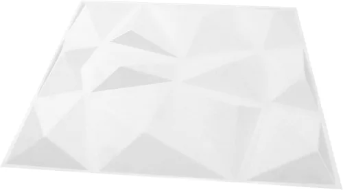 Vista 4 de 12 paneles de pared 3D de PVC, panel texturizado decorativo de 19.7 pulgadas para decoración de pared interior, panel de pared blanco con respetuoso