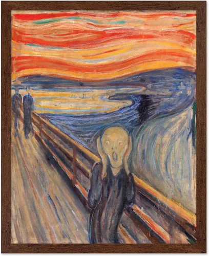 Vista 12 de Poster Master Póster vintage Munch – Impresión retro expresionismo – Regalo para artista, inauguración de la casa, El grito, clásico, abstracto