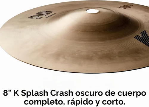 Vista 3 de Zildjian K0857 8" K Splash Platillo