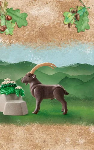 Vista 2 de Playmobil Wiltopia Ibex - Figura de animal
