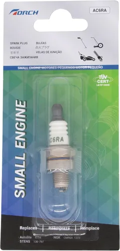 Vista 6 de PK2 TORCH Bujía AC6RA Reemplazo para bujía NGK CMR6A/1223, para Champion 978/RY4C RY4CT10, para Bujía Autolite 4194, para Brisk 3158 SR15C, OEM