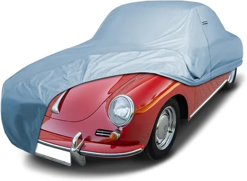 Vista 36 de Funda Premium para Automóvil para Porsche 356B, 356C de 1960-1965, Resistente al Agua para Todo Tipo de Clima, Ajuste Personalizado, Protección