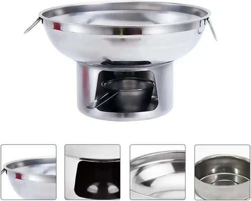 Vista 7 de Olla caliente china tradicional mini olla caliente utensilios de cocina al aire libre olla china pequeña olla caliente de acero inoxidable olla