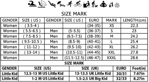 Vista 3 de Zapatos de agua únicos para mujer y hombre de secado rápido Aqua calcetines zapatos descalzos para deportes acuáticos yoga ejercicio