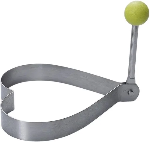 Vista 10 de Stainless Steel Egg Rings 3.5 Inch for Pancakes(Circle)
