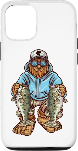Vista 28 de Funda para iPhone 17, diseño de pescador de pie grande
