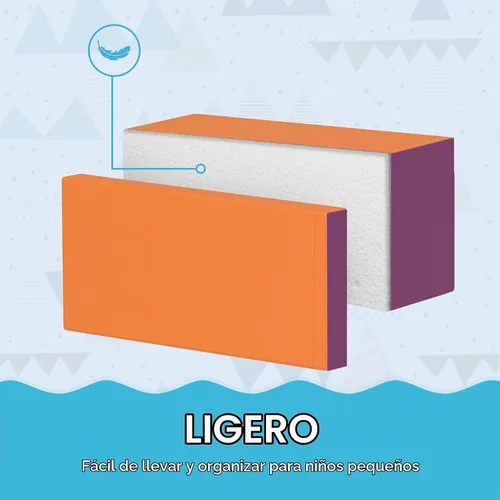 Vista 5 de Soozier - Juego de escalada de 7 piezas de cuero sintético suave para niños Contemporáneo