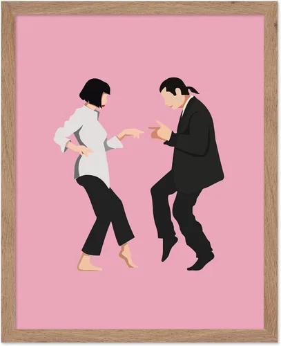 Vista 50 de Poster Master Póster de baile de pareja, impresión icónica de baile, arte moderno, arte moderno, arte pop, arte de película, regalo para hombres