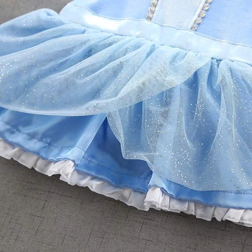 Vista 4 de Lito Angels Disfraz de princesa para bebés y niñas, enterizo para Halloween, Navidad