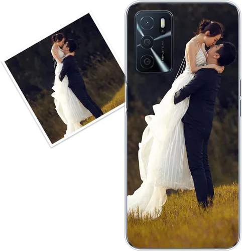 Vista 175 de Funda personalizada compatible con Oppo A1 Pro, fundas de teléfono personalizadas con imagen de foto, imagen de texto, cubierta transparente
