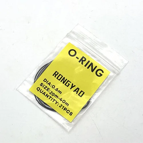 Vista 5 de LICHIFIT Anillo de sellado de la cubierta trasera del reloj Juntas de anillo impermeable 0.50.60.70.031 in Anillo tórico de goma elástica Accesorios
