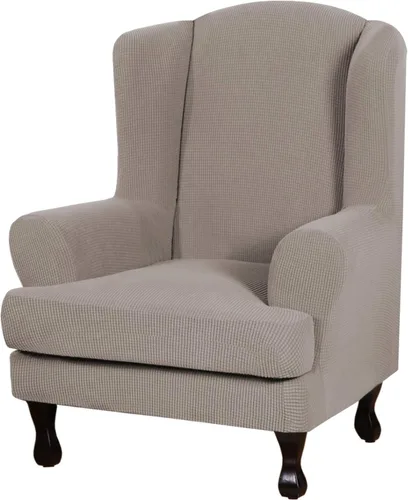 Vista 55 de H.VERSAILTEX - 2 fundas protectoras de licra suave Jacquard para respaldo de silla, lavable a máquina
