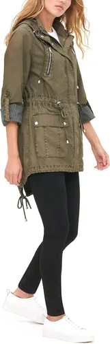 Vista 7 de Levis Chaqueta Anorak de algodón con capucha para mujer talla estándar y grande