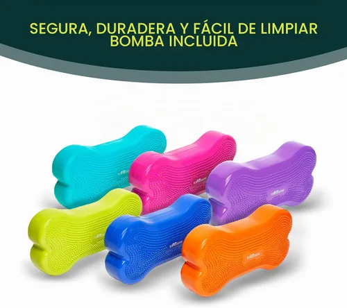 Vista 5 de FitPaws® K9FITbone® Plataforma de equilibrio para perros, equipo de rehabilitación + ejercicio, aguamarina Azul aguamarina