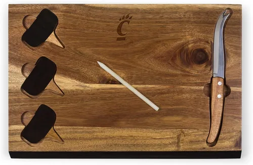 Vista 60 de PICNIC TIME NCAA NCAA - Juego de tablas de cortar y herramientas de queso de acacia Delio unisex para adultos