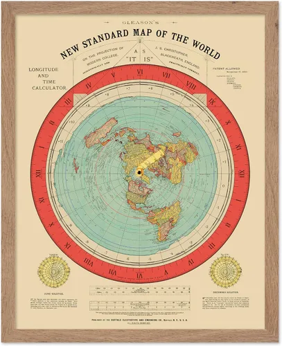 Vista 42 de Monem Art Mapa Monumental Vintage de Florencia Impresión - Póster de Viaje Retro - Arte de Italia - Gran Regalo para Hombres, Mujeres, Amantes
