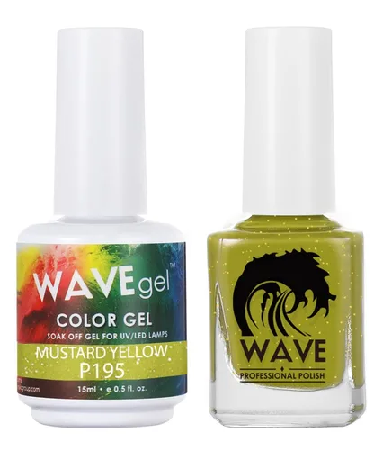 Vista 209 de WAVEGEL - Juego dúo de gel y esmalte de uñas a juego - Colección Simplicity - #P109 Blizzard I 0.5 onzas